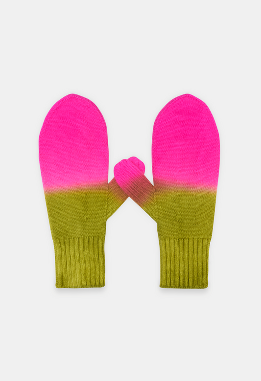 MITTENS CARDAMOM/NEON PINK