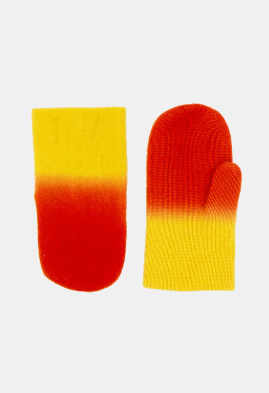 PAN MITTENS BUTTERFLY/ORANGE D.