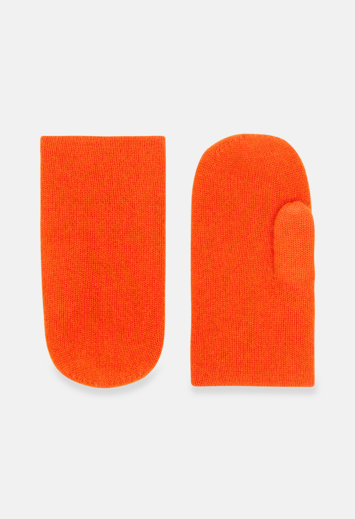 Pan Mittens Orange Daisy