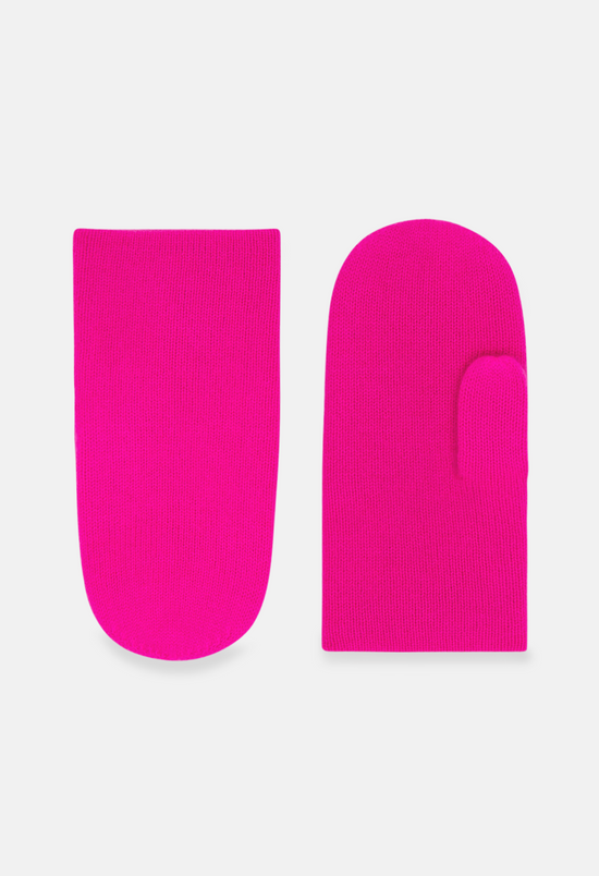 Pan Mittens Neon Pink