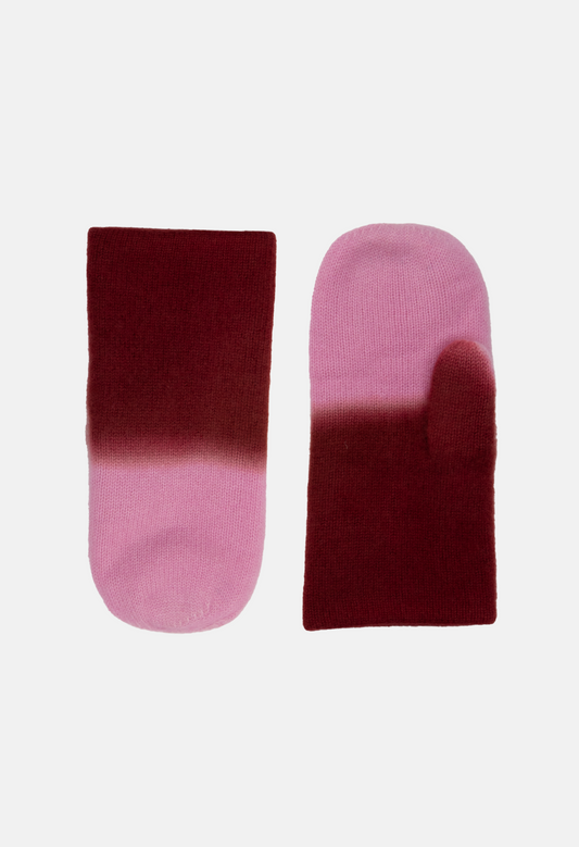 PAN MITTENS SUN DRIED TOMATO/PINK TULLE