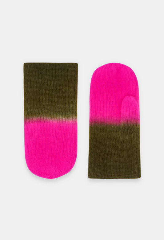 PAN MITTENS POON HILL/NEON PINK