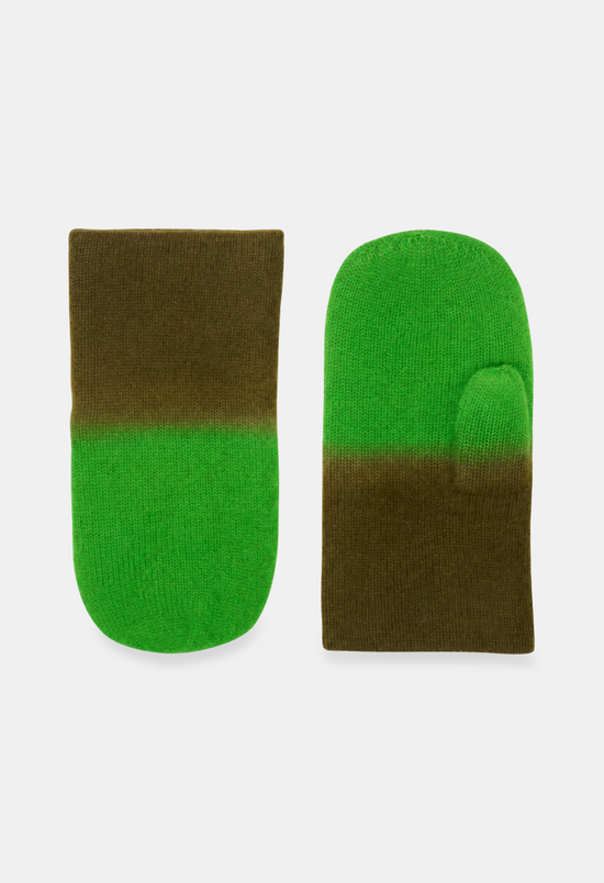 Pan Mittens Poon Hill/Neon Green