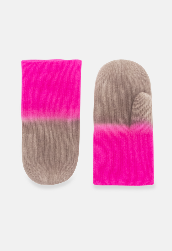 Pan Mittens Neon Pink/Plaza Taupe