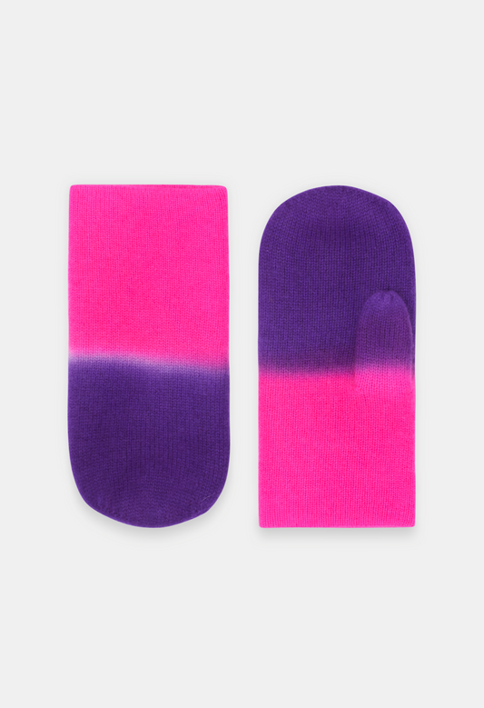 PAN MITTENS NEON PINK/NEON PURPLE