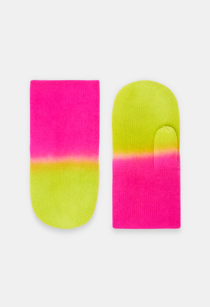 PAN MITTENS NEON PINK/NEON YELLOW