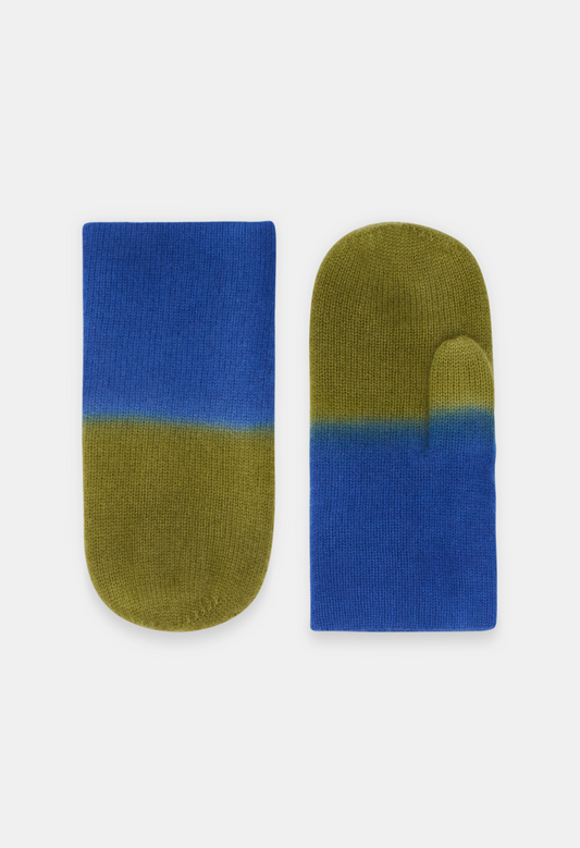 PAN MITTENS DARK BLUE/AVOCADO