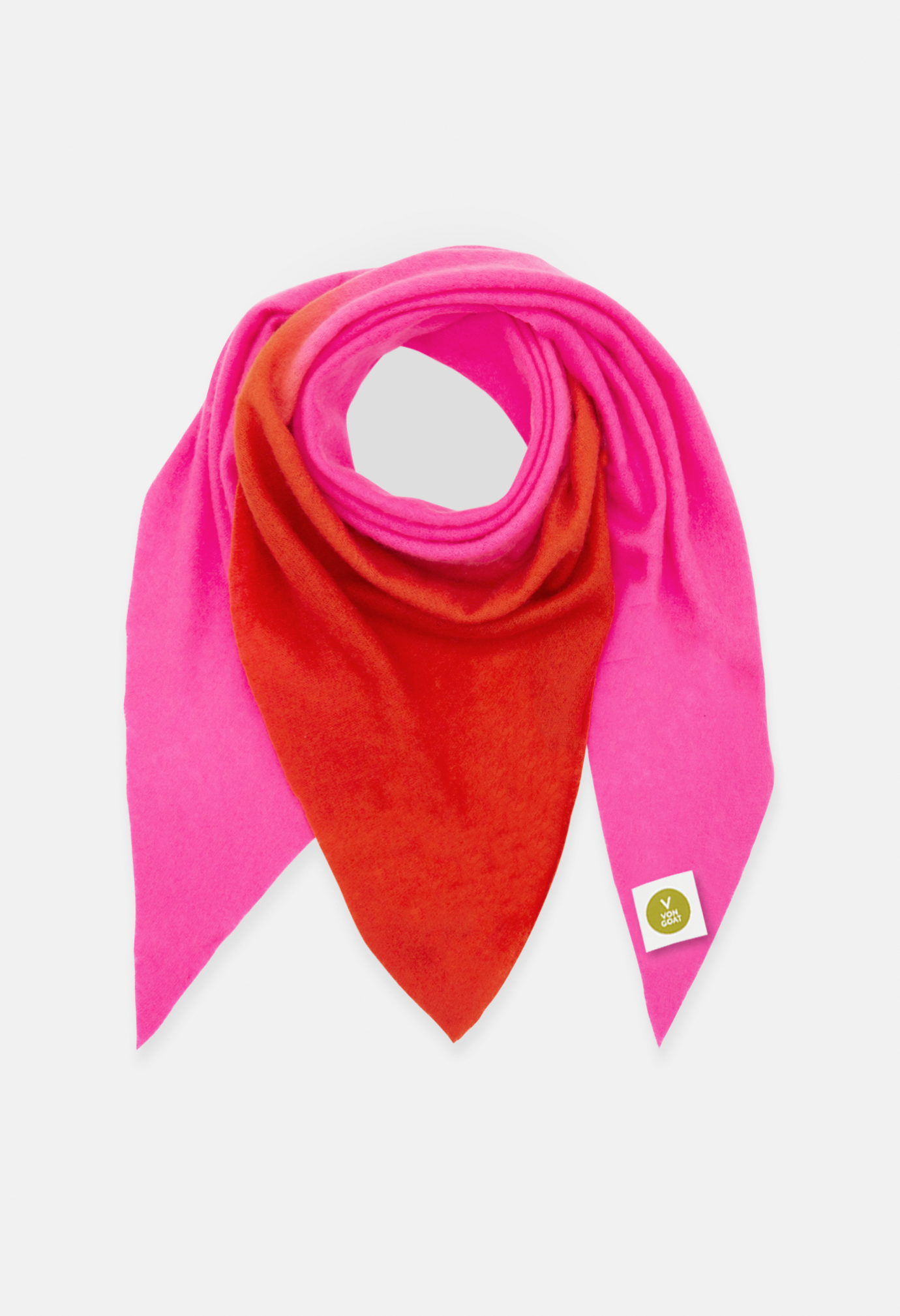 PONCHO NEON PINK/ORANGE DAISY