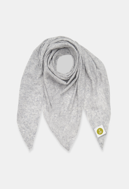 PONCHO MELANGE LIGHT GREY
