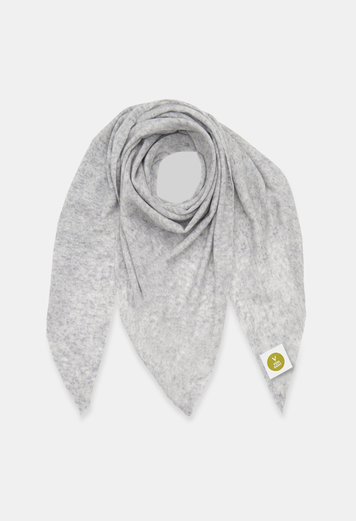 PONCHO MELANGE LIGHT GREY