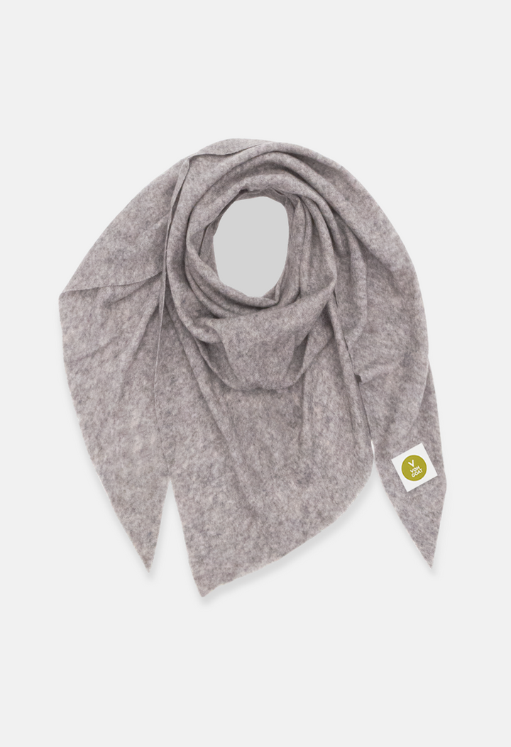 Poncho Mel. Medium Grey