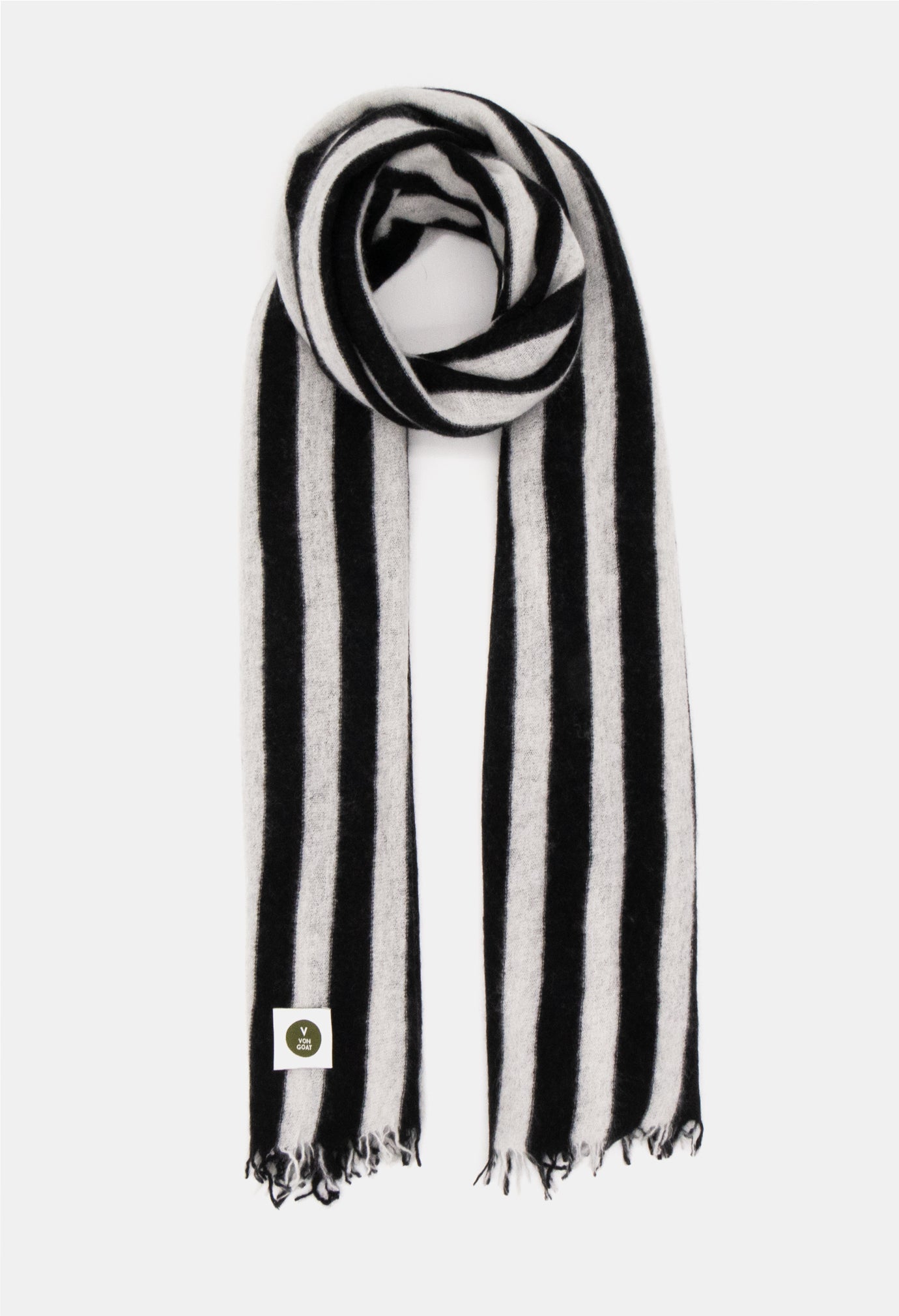 SCARF BRIGHT WHITE/BLACK