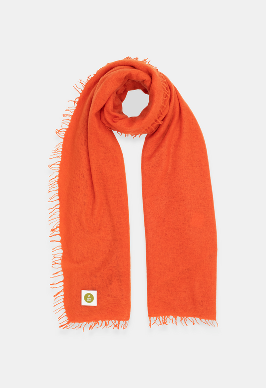 SCARF ORANGE DAISY