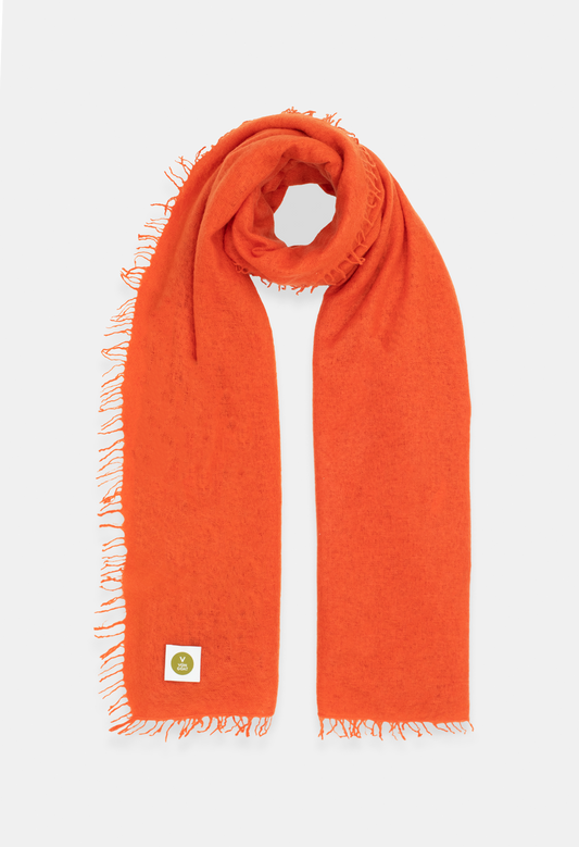 SCARF ORANGE DAISY