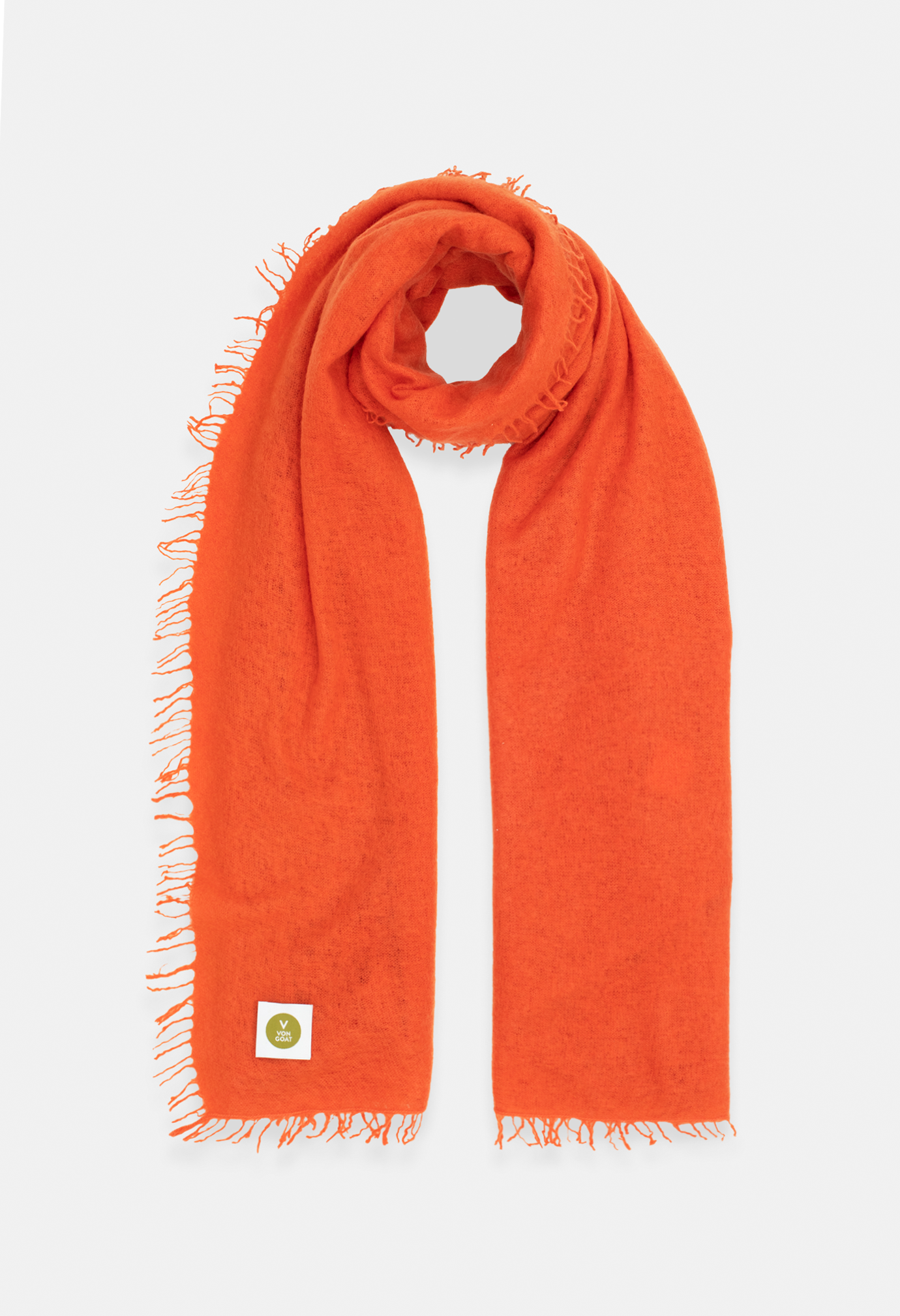 SCARF ORANGE DAISY