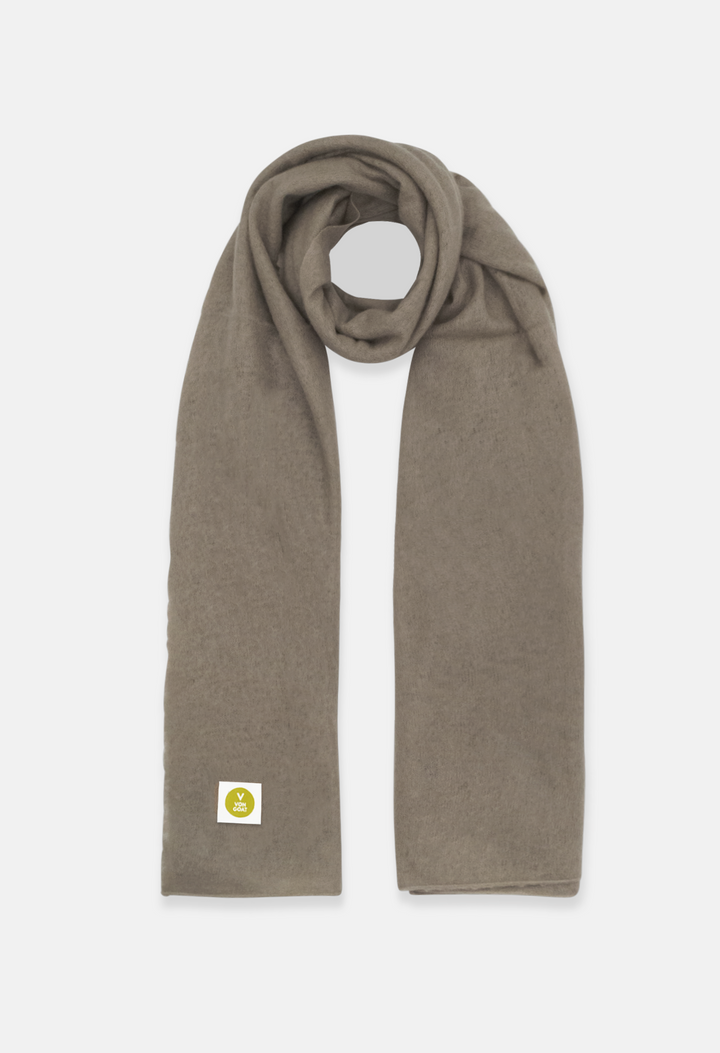 Dark Molded Scarf without Fringe