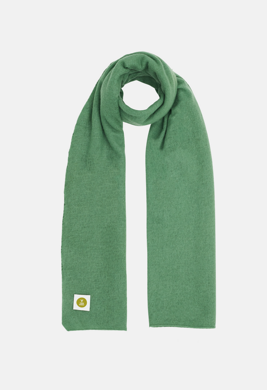 Schal Smoke Green ohne Fransen