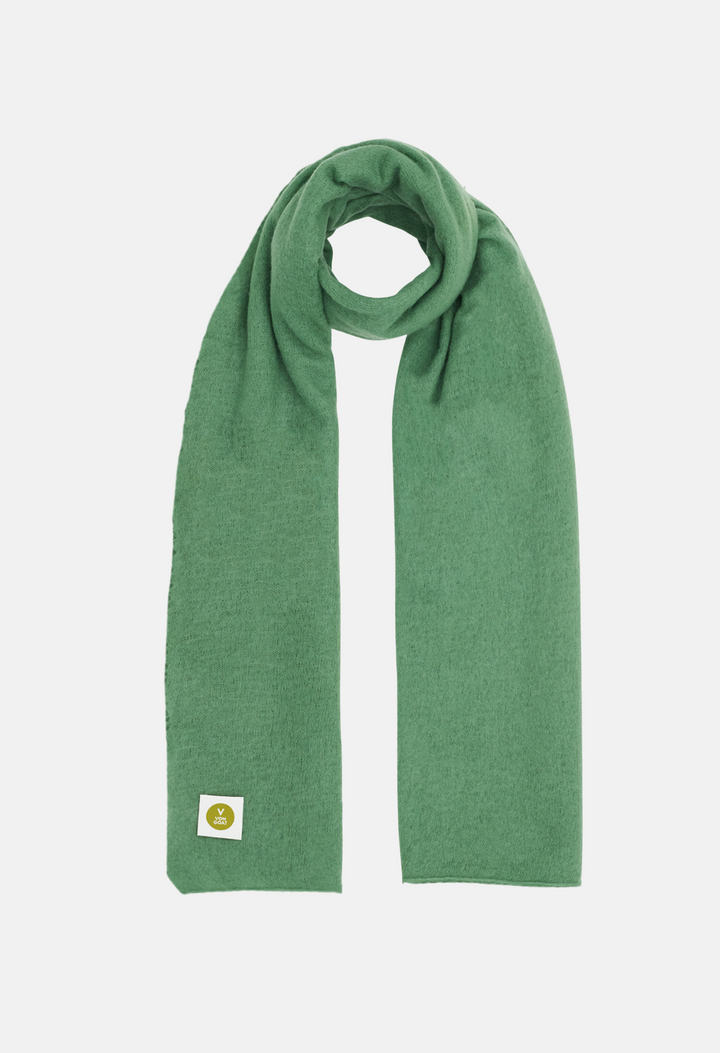 Scarf Smoke Green without fringes