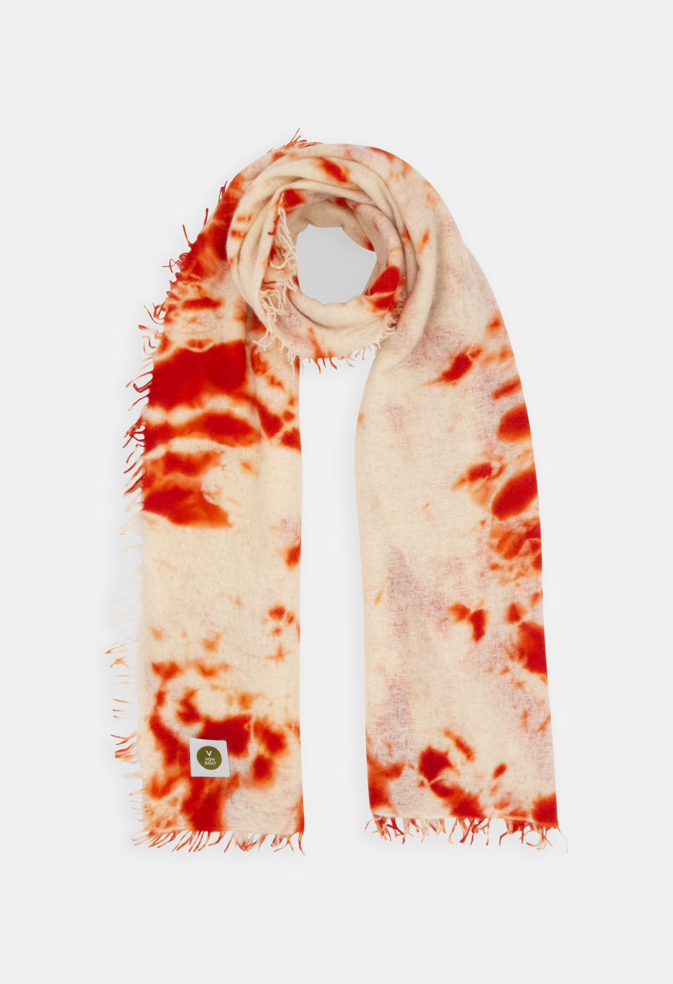 SCARF ICEBEAR/ORANGE DAISY