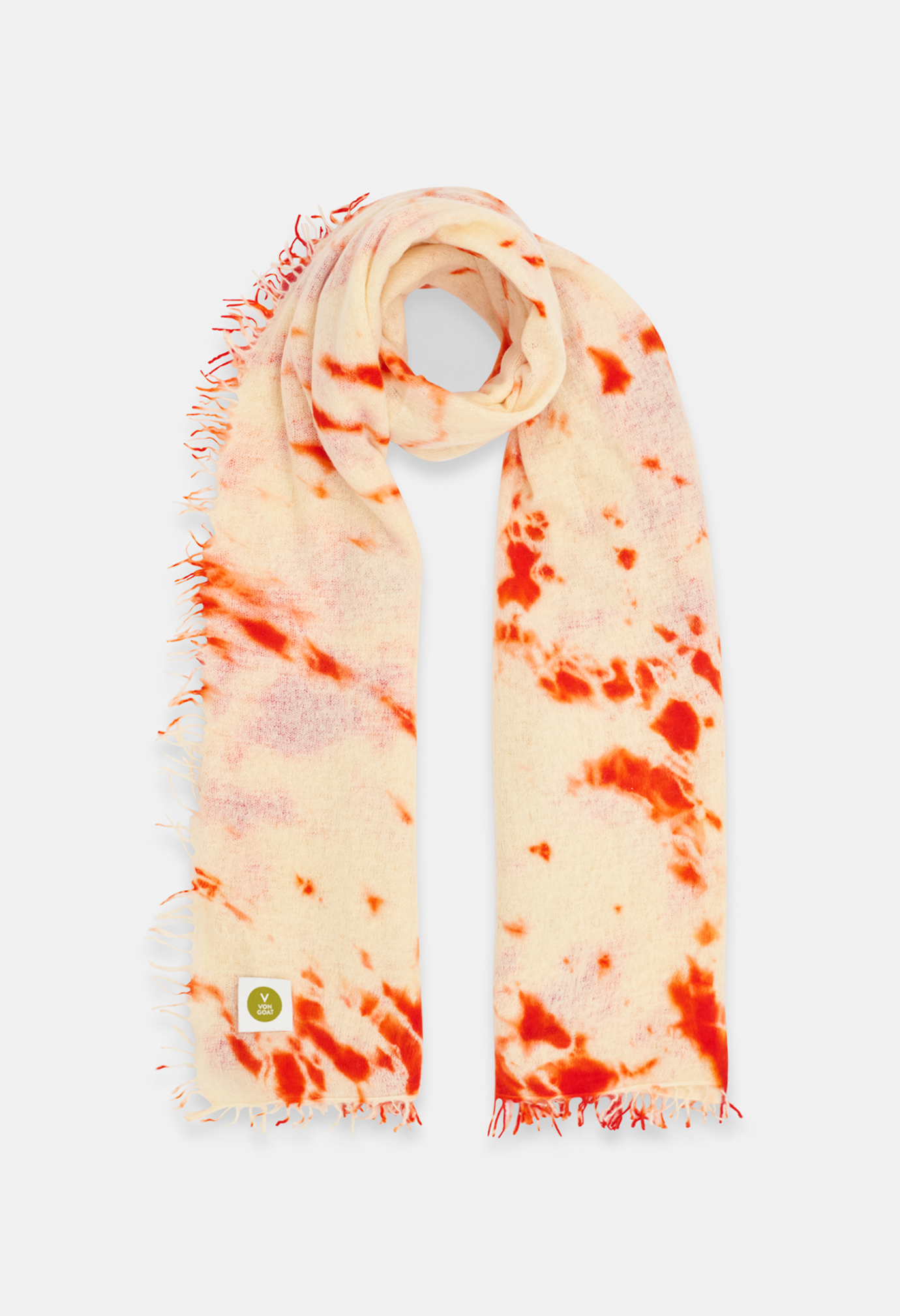 SCARF ICEBEAR/ORANGE DAISY