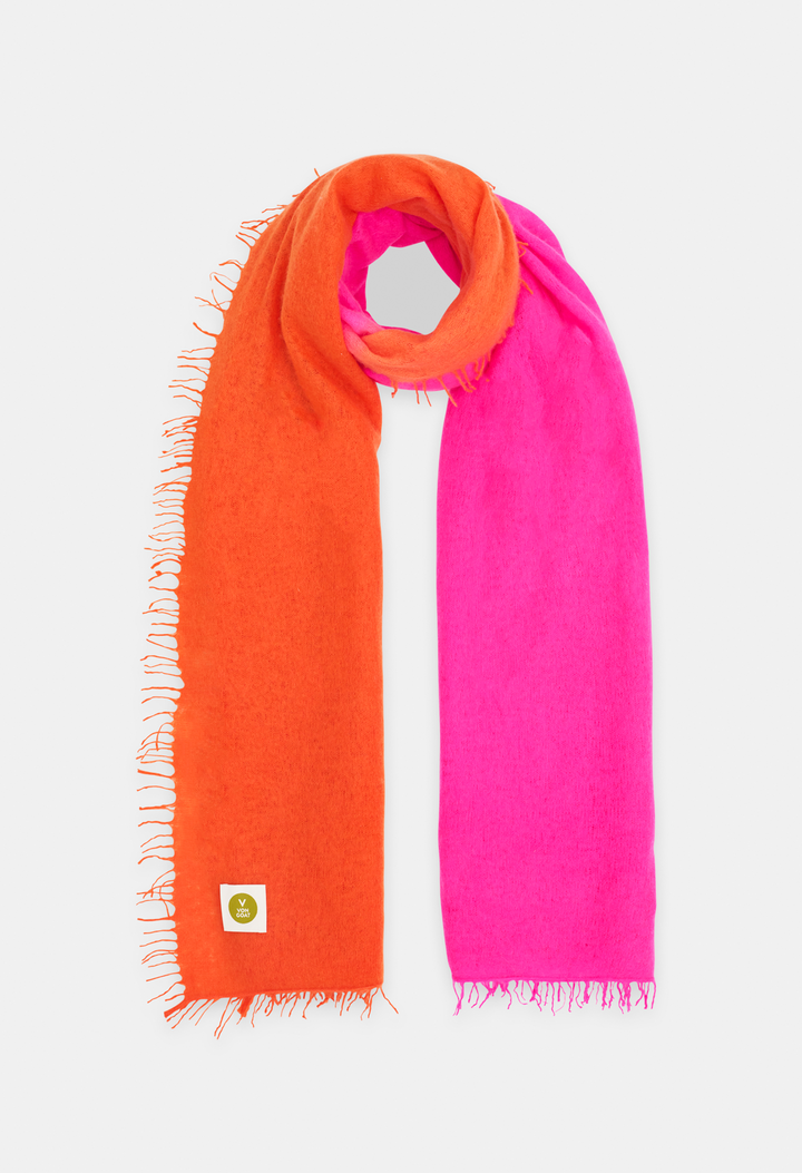 SCHAL ORANGE DAISY/NEON PINK