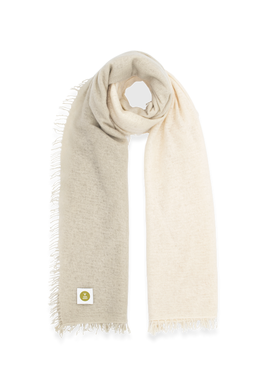 SCARF PLAZA TAUPE/ICEBEAR