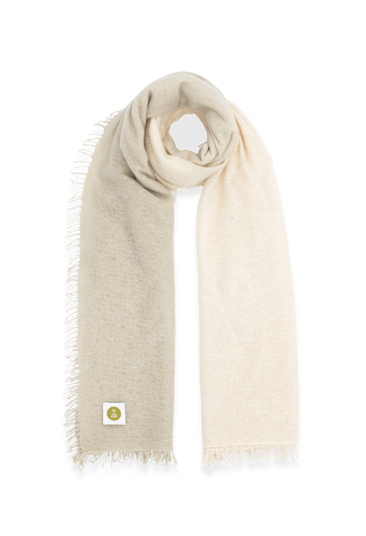 SCARF PLAZA TAUPE/ICEBEAR