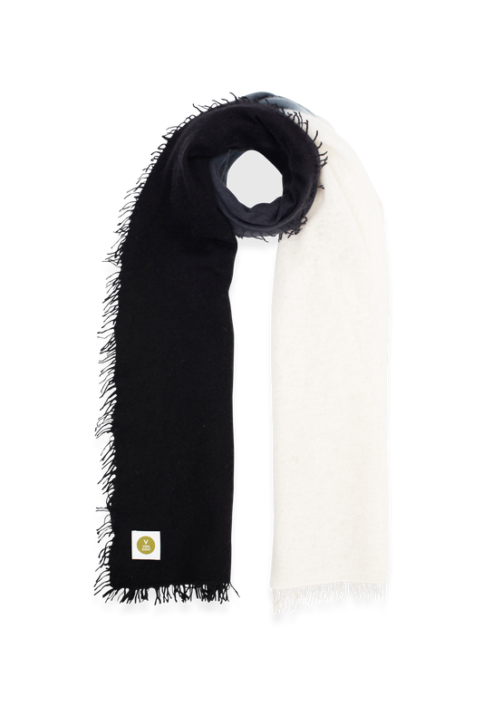 SCARF BLACK/WHITE