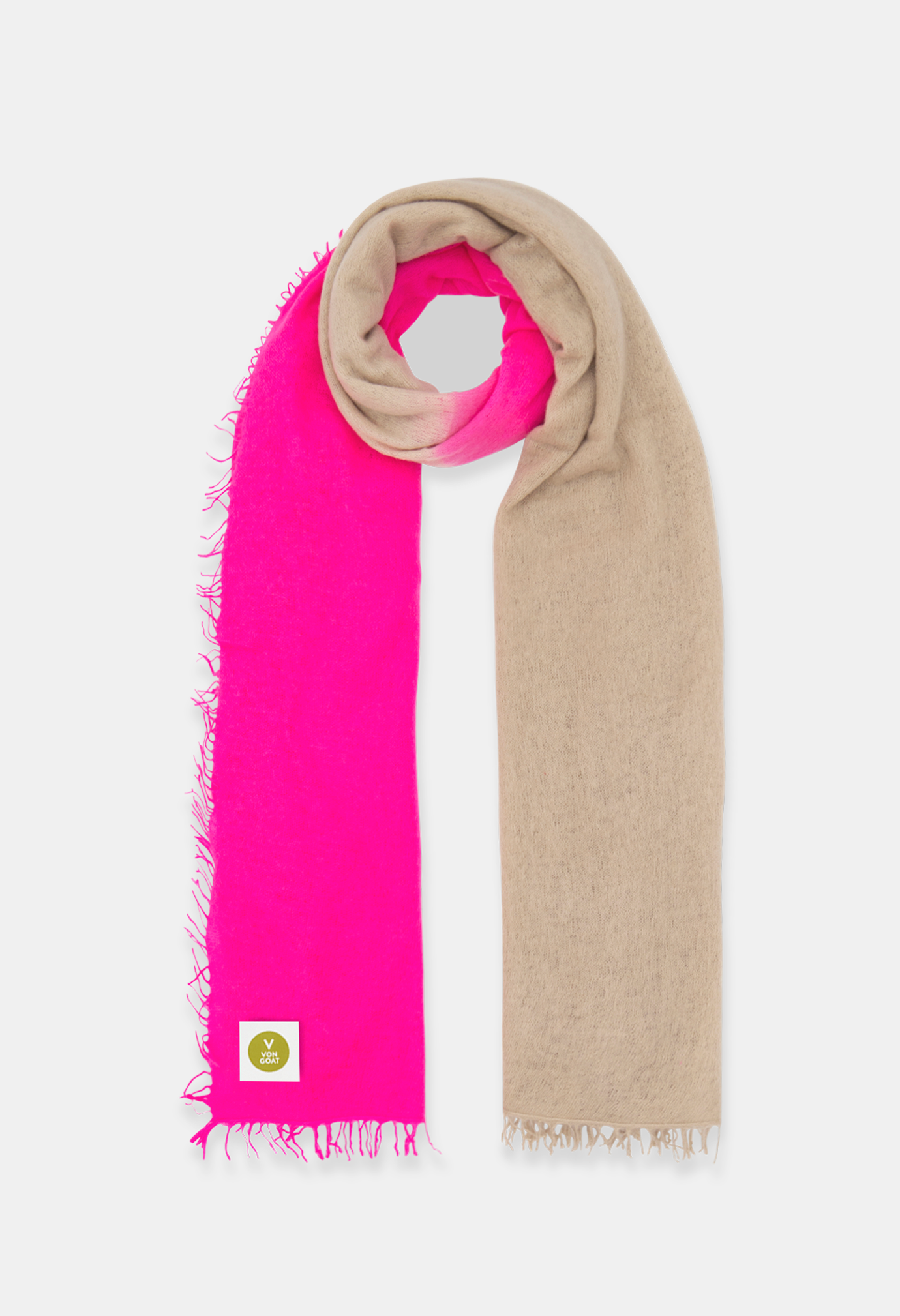 SCHAL NEON PLUM/LATTE