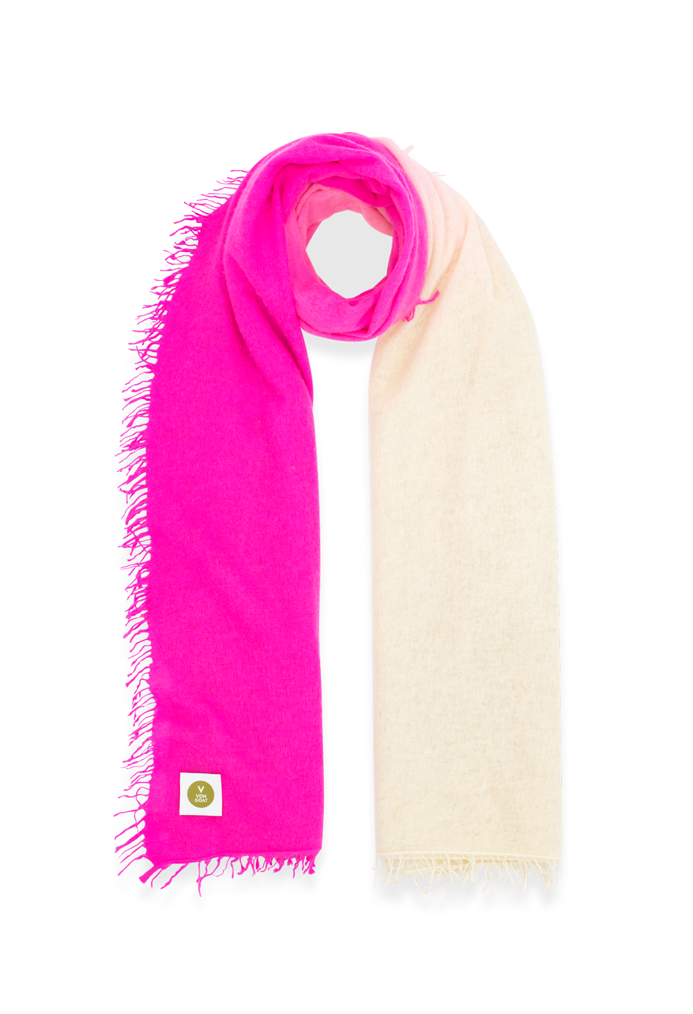 SCARF NEON PINK/ICE BEAR