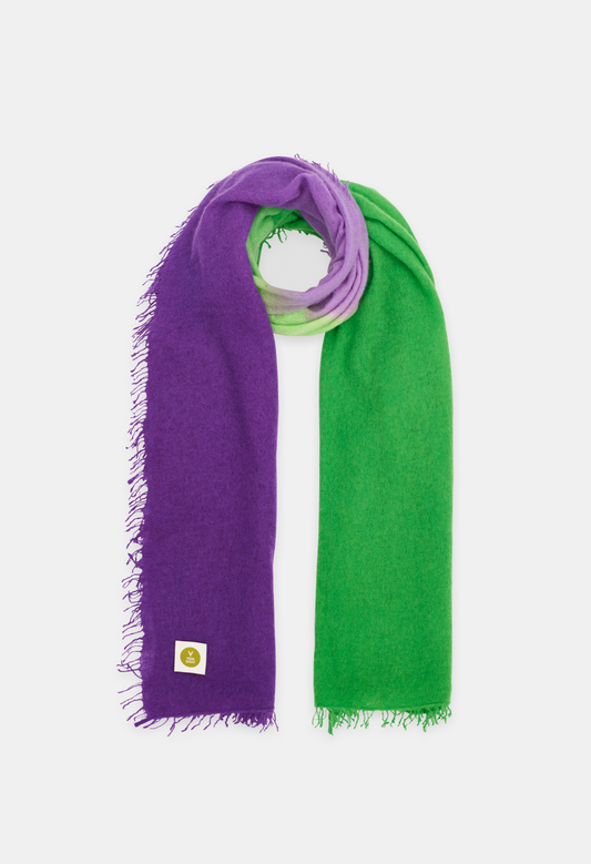 SCARF NEON PURPLE/NEON GREEN