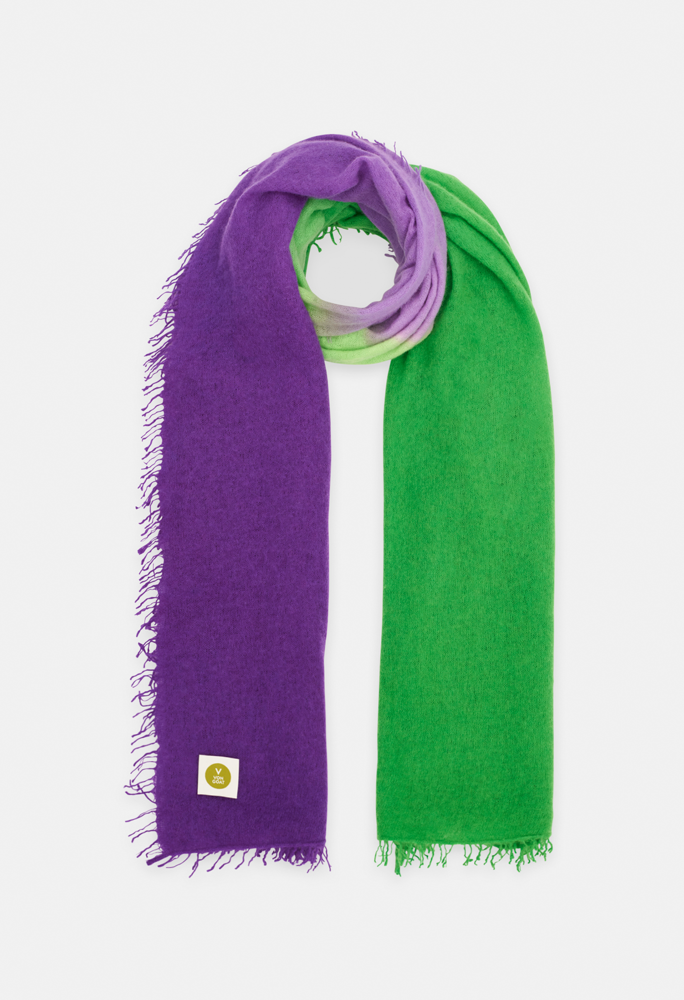 SCARF NEON PURPLE/NEON GREEN