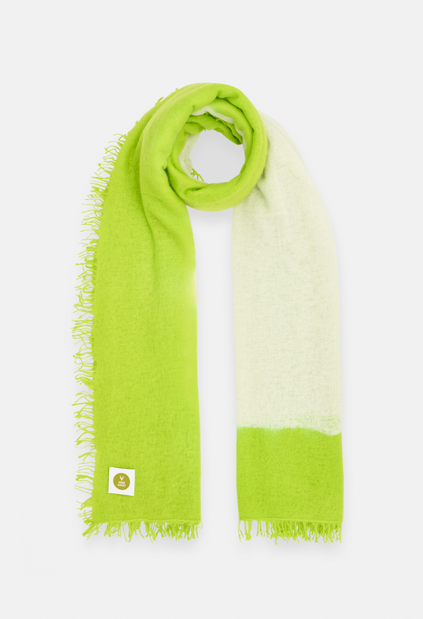 Schal Icebear/Neon Green