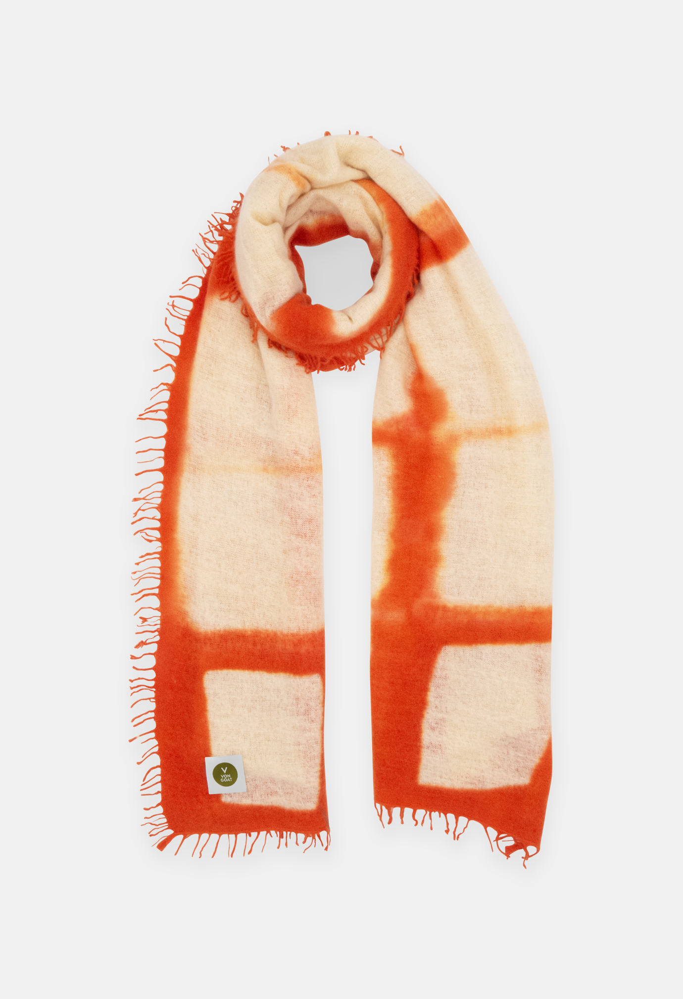 SCARF ICEBEAR/ORANGE DAISY