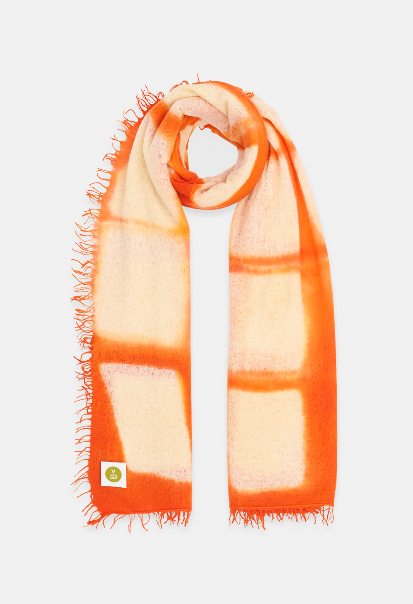 SCARF ICEBEAR/ORANGE DAISY