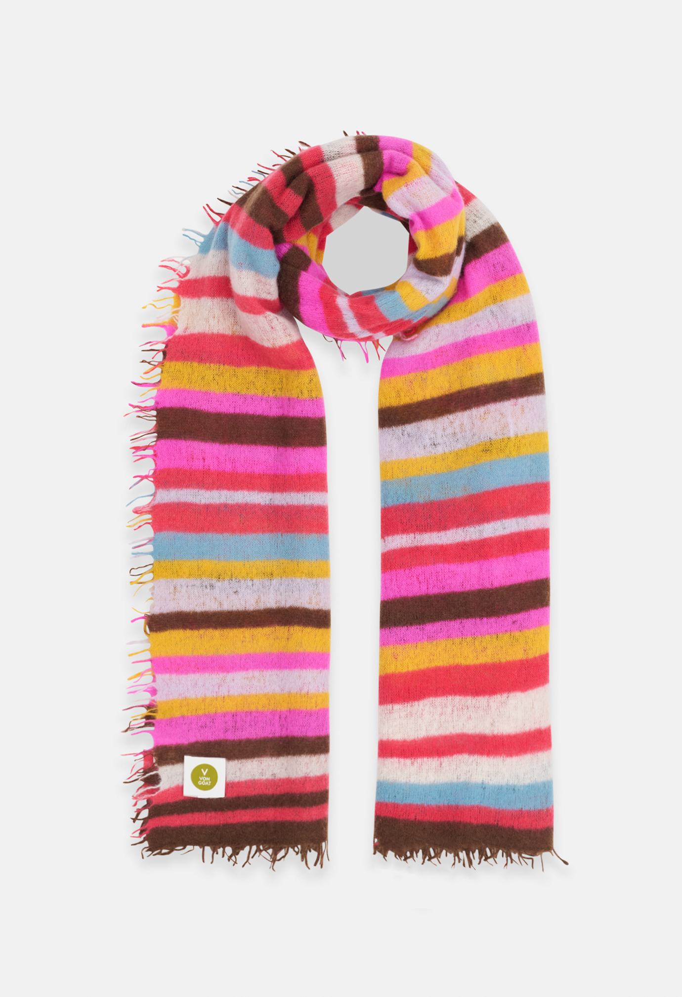 SCARF COLOUR STRIPE TWO