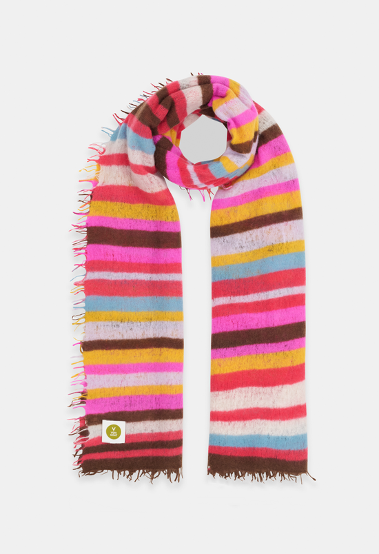 SCARF COLOUR STRIPE TWO