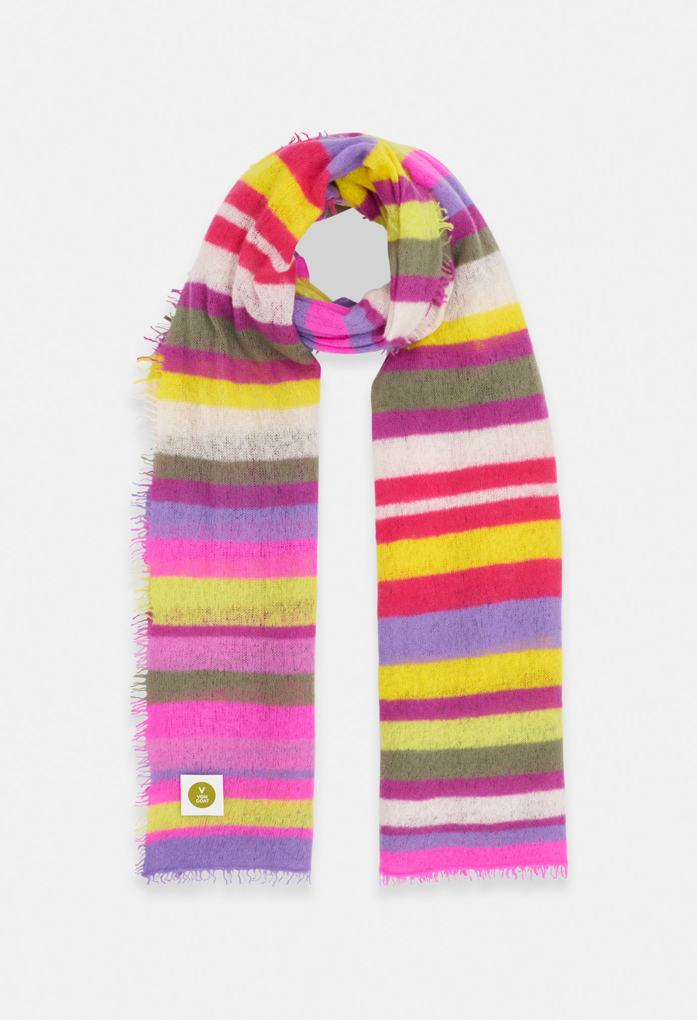 SCARF COLOR STRIPE THREE