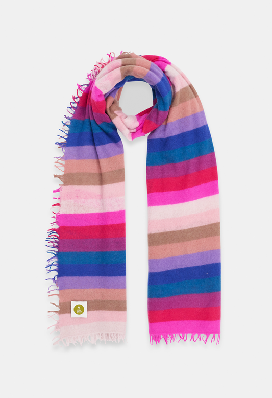 SCARF COLOUR STRIPE FOUR