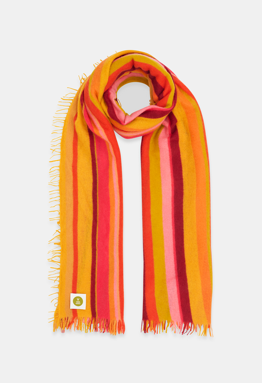 SCARF COLOUR STRIPE EIGHTEEN