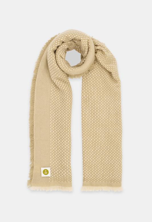 SCARF PLAZA TAUPE/ICEBEAR