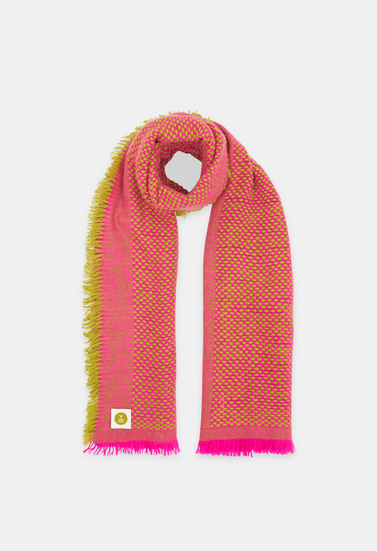 SCARF NEON PINK/CARDAMOM