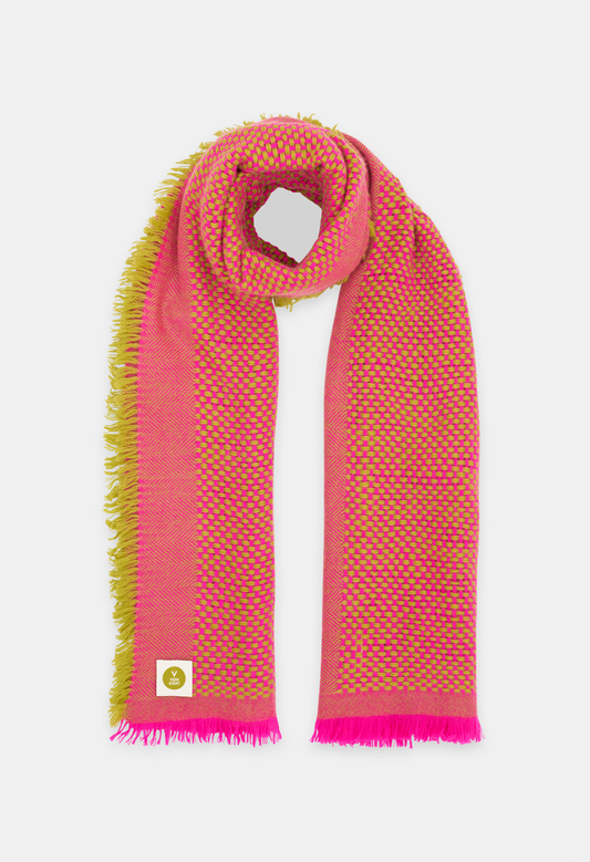 SCARF NEON PINK/CARDAMOM