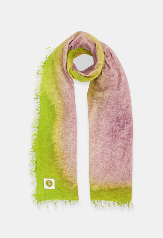 SCARF ORCHID/NEON YELLOW