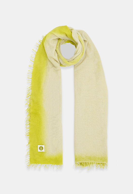 SCARF BONEY/NEON YELLOW