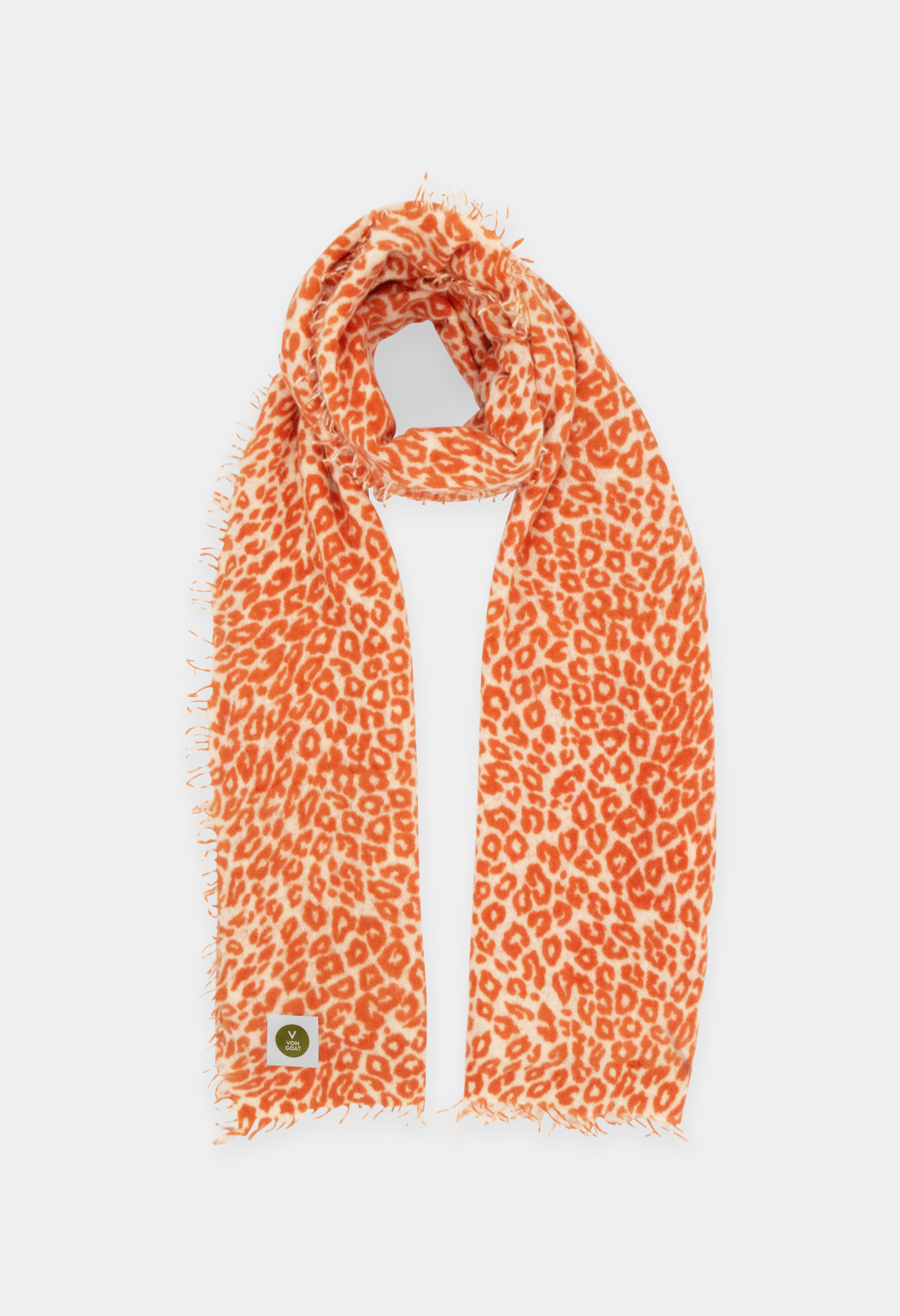 SCARF ICEBEAR/ORANGE DAISY