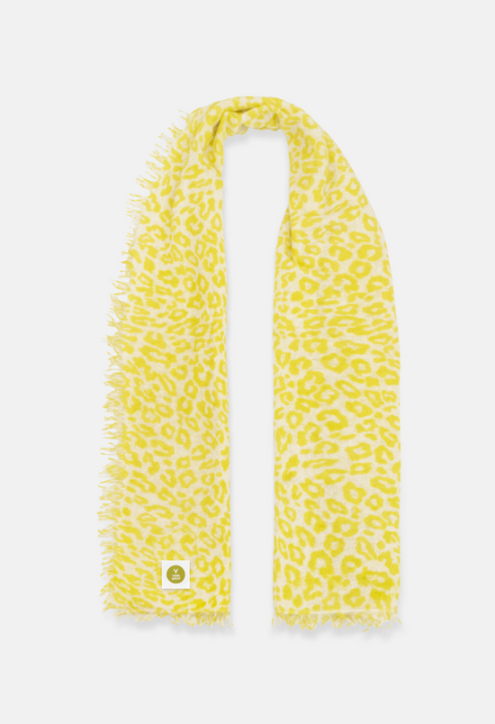 Scarf Icebear/Neon Yellow Medium