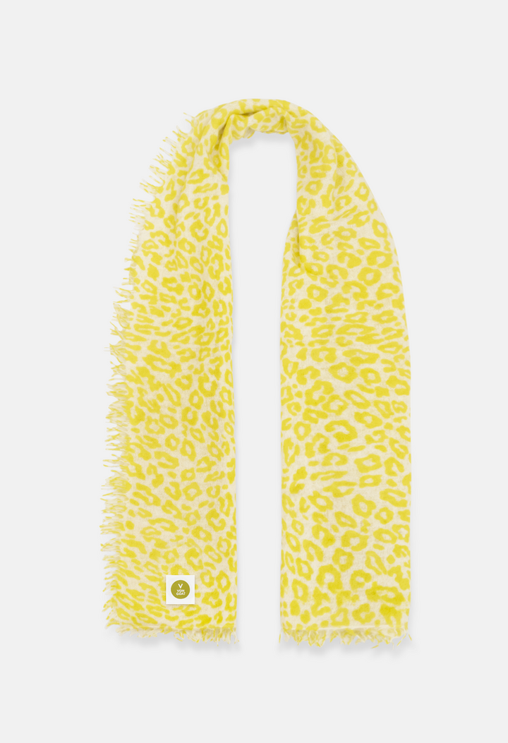 Scarf Icebear/Neon Yellow Medium