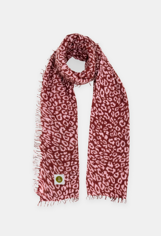 SCARF RUBY RED/BARELY