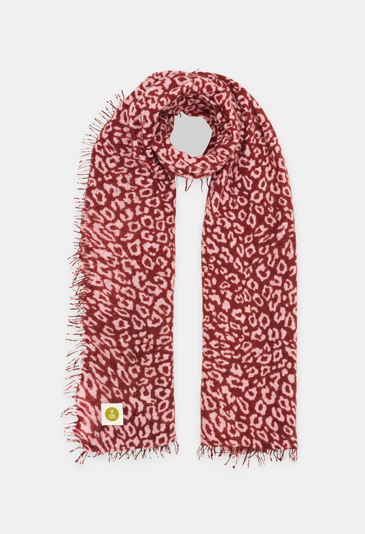 SCARF RUBY RED/BARELY